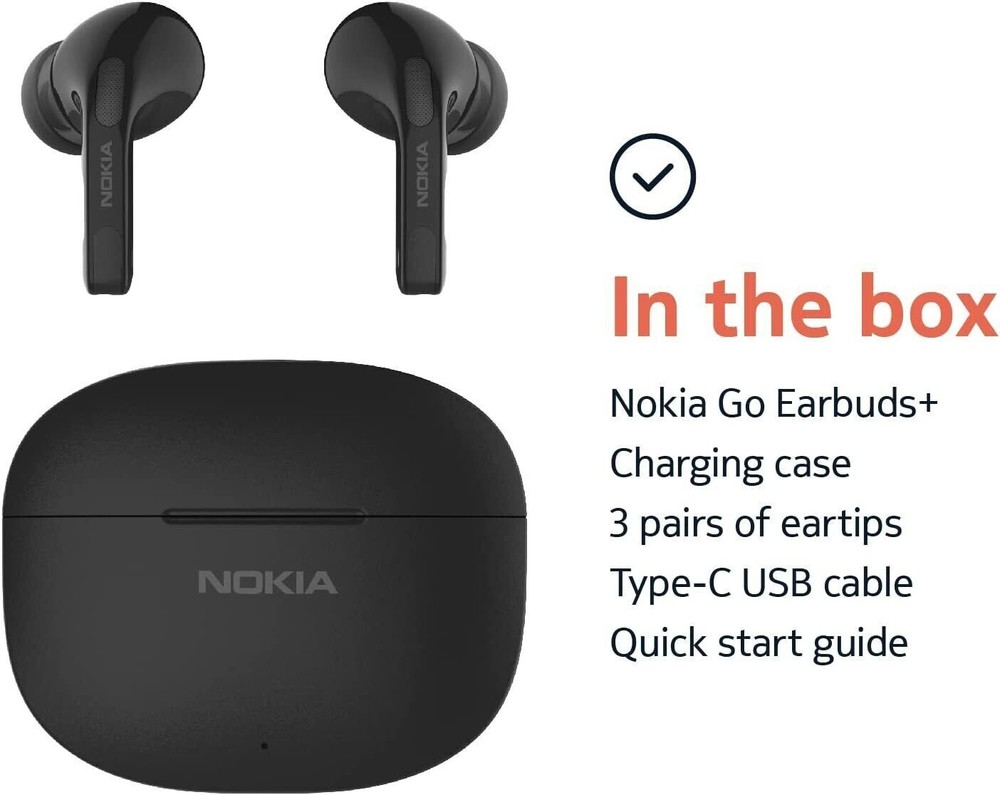 Nokia Go Earbuds + TWS-201 Black