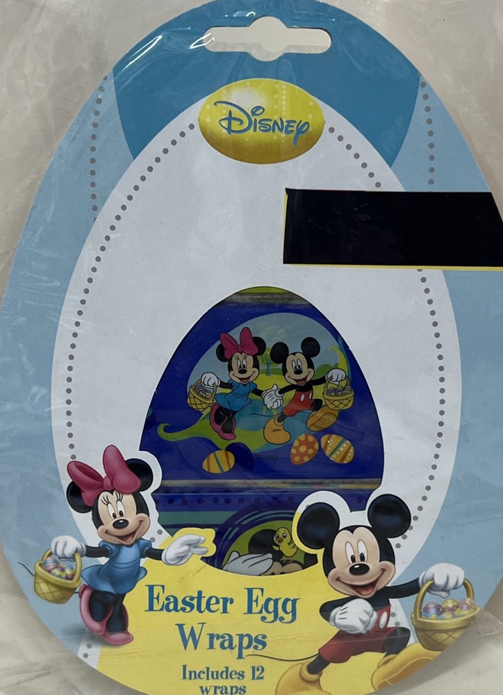 Mickey Mouse Easter Egg Wraps 12ct