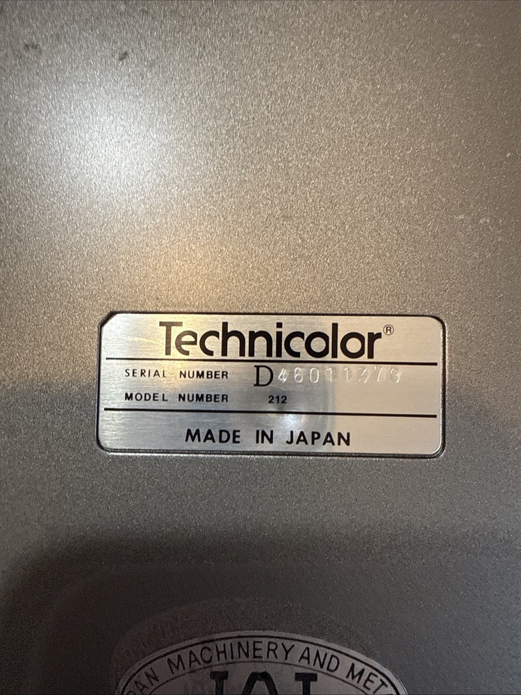 TECHNICOLOR 212 VIDEO RECORDER