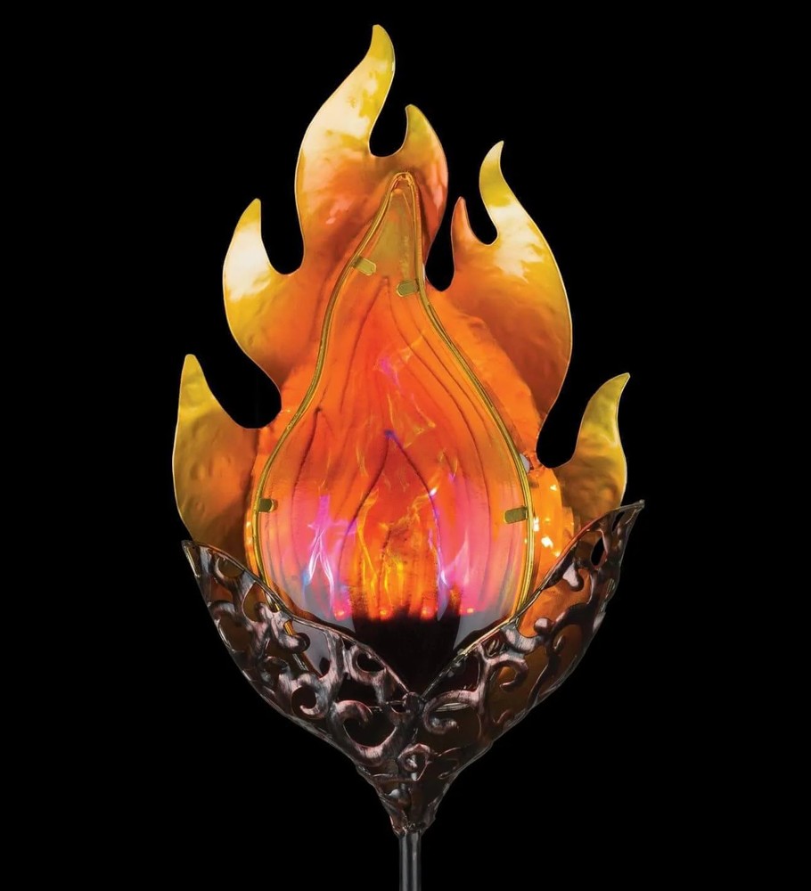 Vintage Blaze Solar Stake