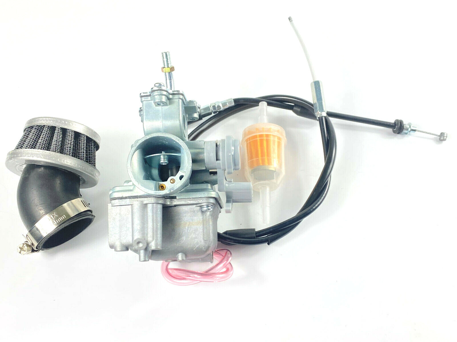 carburetor & Throttle Cable & Air Filter For Yamaha ATV Moto-4 YFM80 1985-1993