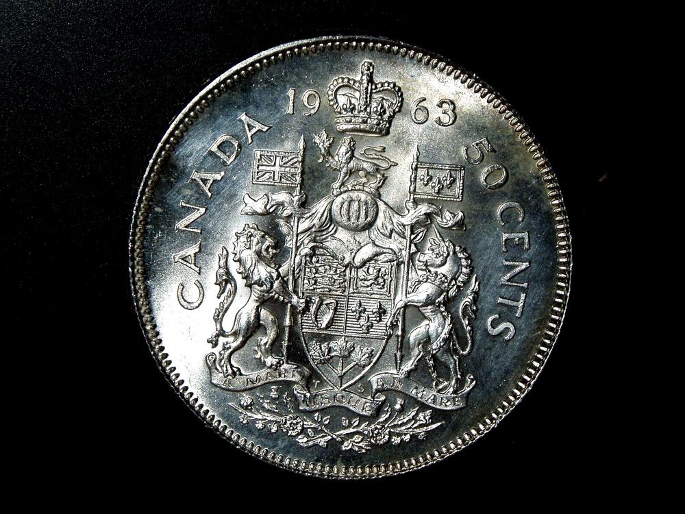 CANADA 1963 50 CENTS COIN # 1