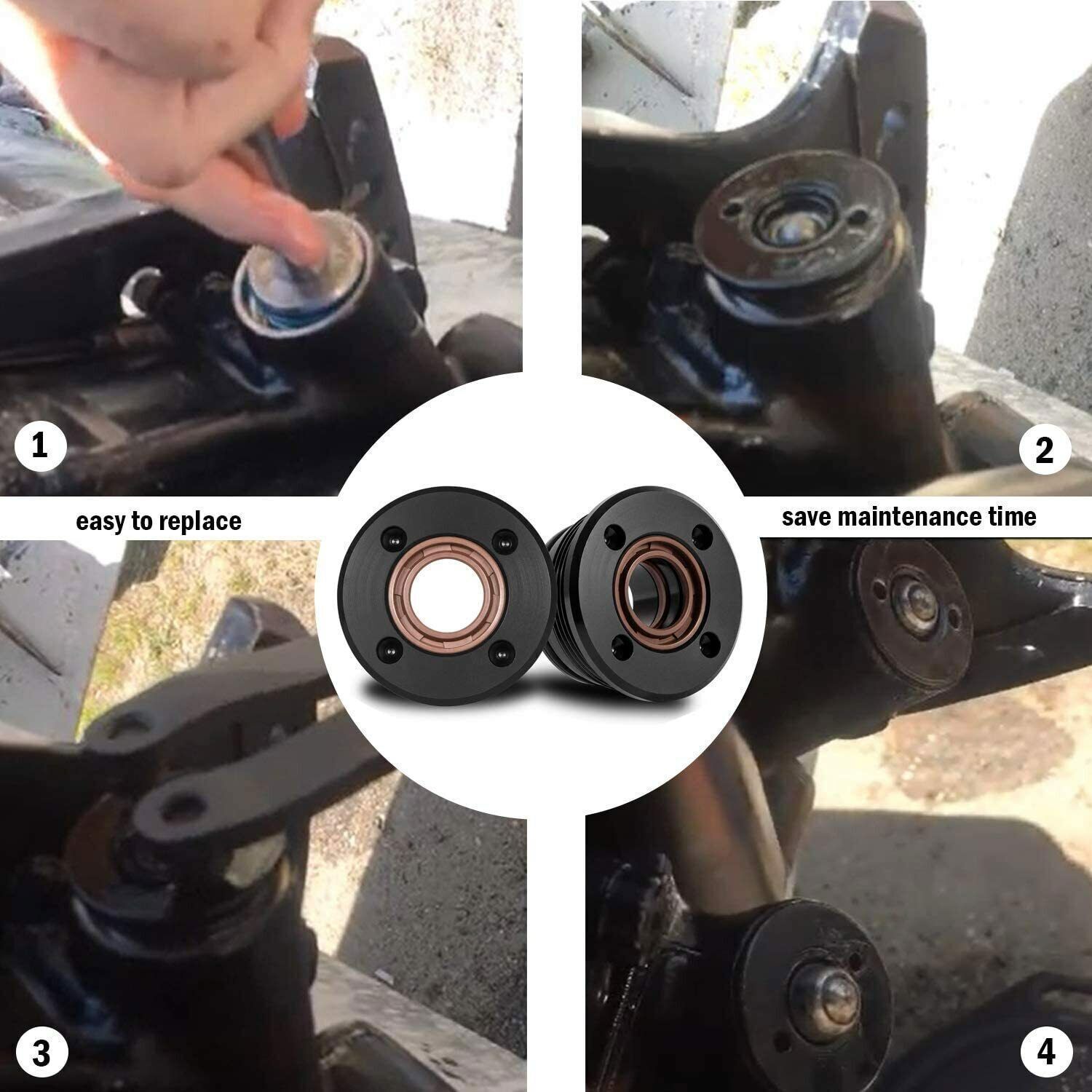 2Pcs Trim Tilt Cylinder RAM End Cap Rebuild Repair Kit for Volvo Penta 290 DP SP