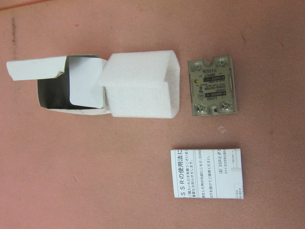 OMRON G3NA-D210B, SOLID STATE RELAY, VOLTS DC5-24V