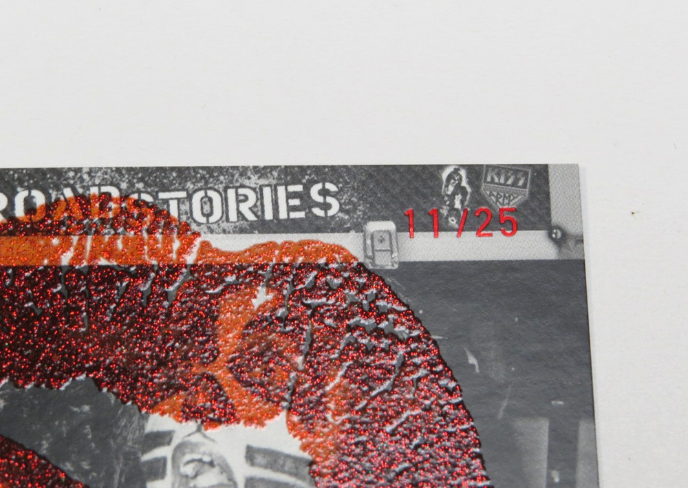 KISS RED PARALLEL #66 PRESS PASS 360 TRADING CARD - TARGET EXCLUSIVE 11/25