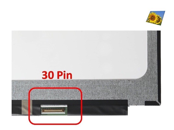 B173RTN03.0 B173RTN03.1 Led Lcd Screen 17.3" HD+ 1600x900 30 Pin