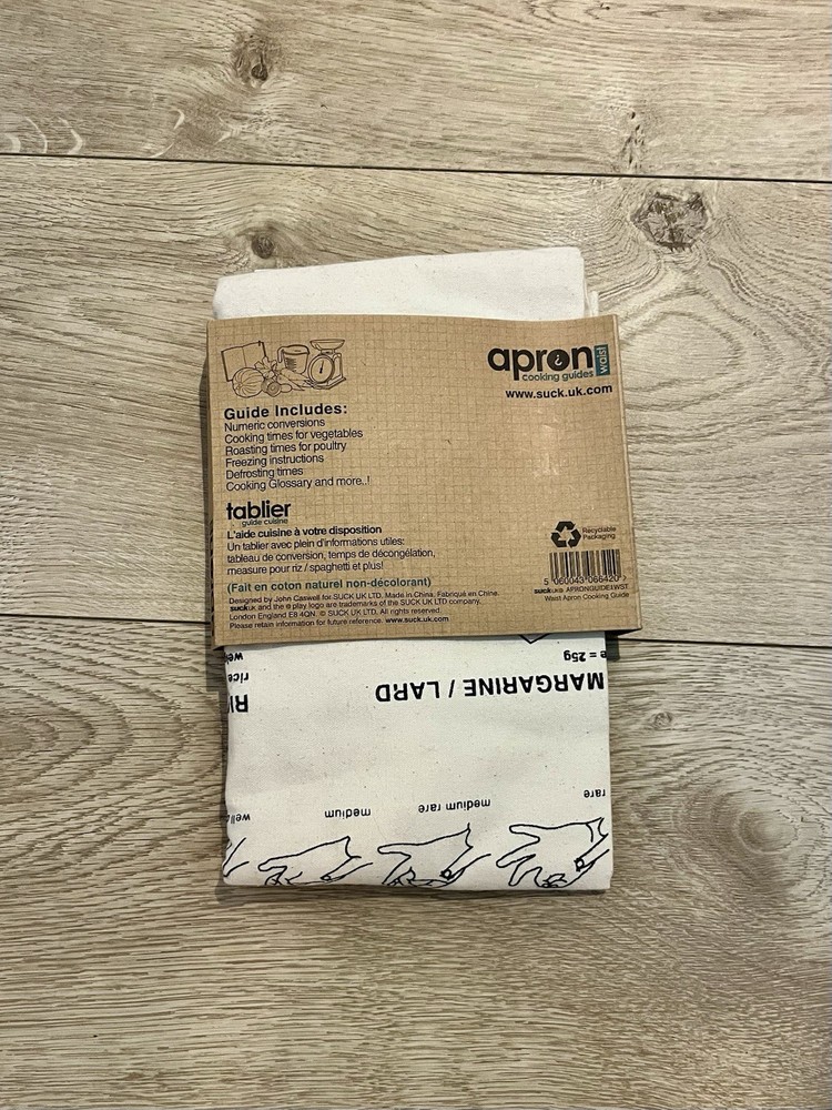 Suck UK Cooking Guide Apron