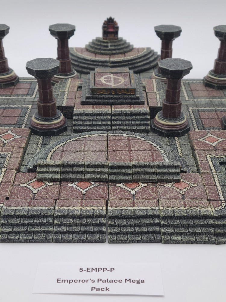 Dwarven Forge Painted Emperor's Palace Mega Pack 5-EMPP-P Tabletop Terrain