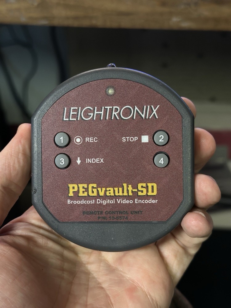 Leightronix PEGVault-SD Broadcast Digital Video Encoder W/ Remote / Manual +Rack