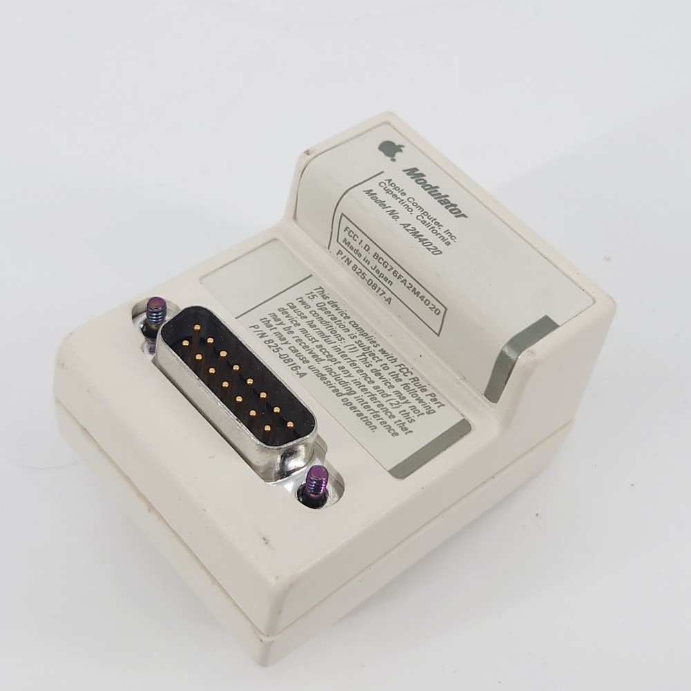 Apple Computer IIc TV Modulator Model No. A2M4020 Part 825-0817-A