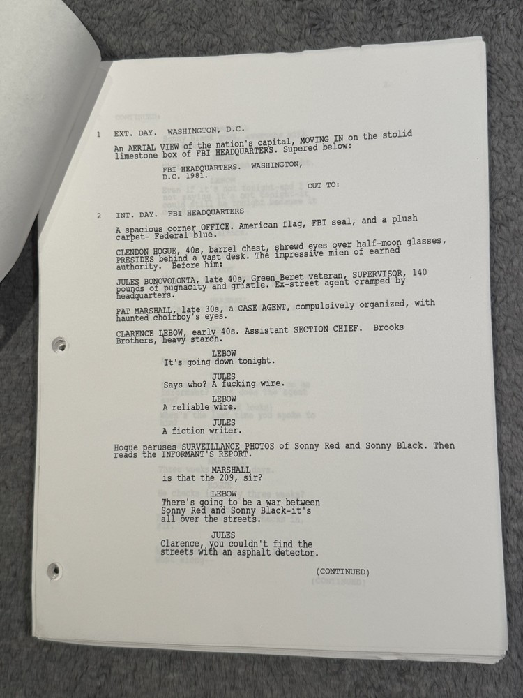 1992 Revised Draft DONNIE BRASCO by Paul Attanasio SCRIPT SCREENPLAY