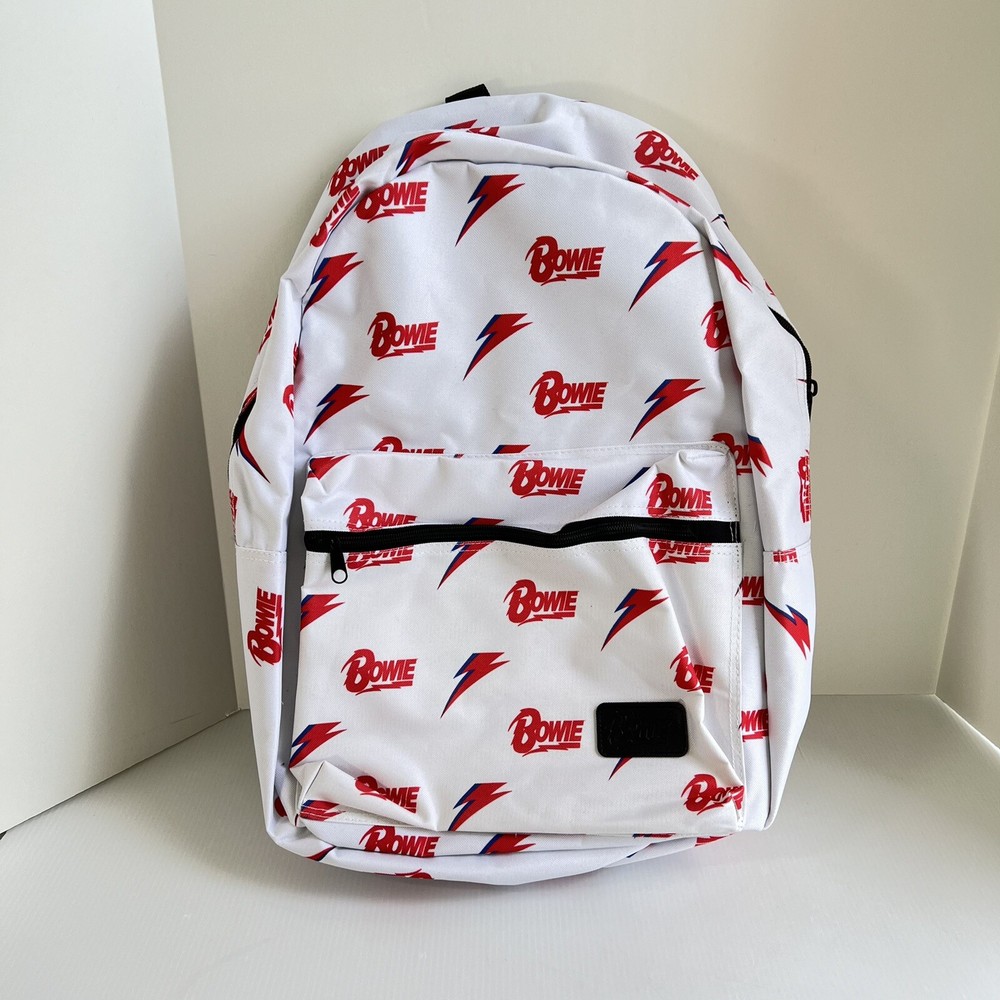 NEW David Bowie Backpack Large Logo All Over NWT