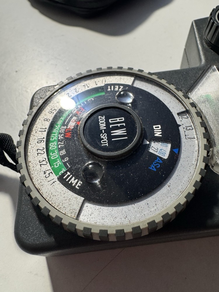 RARE Bertram Bewi Zoom Spot Light Meter UNTESTED