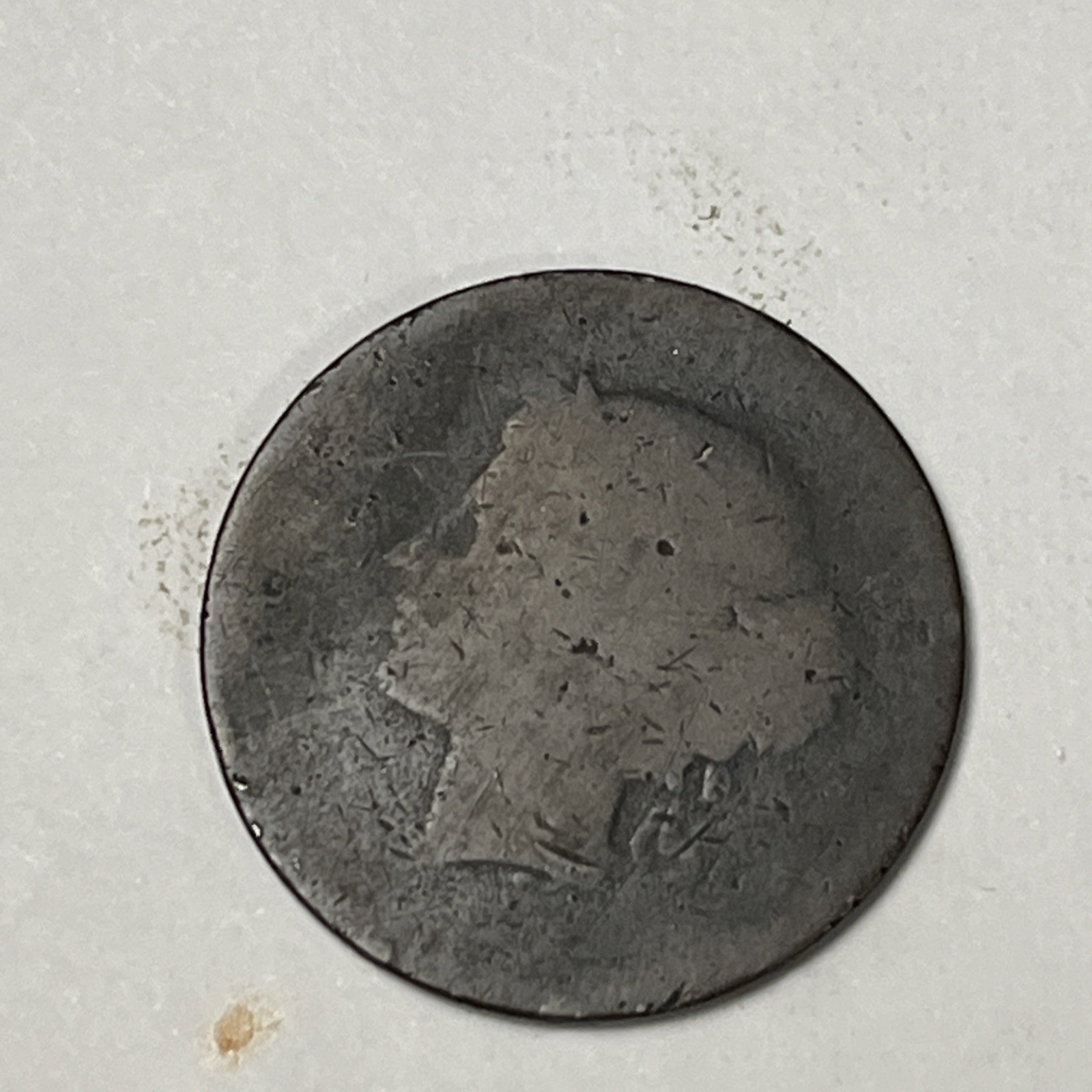 1906 LIBERIA 1 Cent Bronze Coin - Rare - Mixed Lot 1 & 1/2 Cent Coins 7 Total