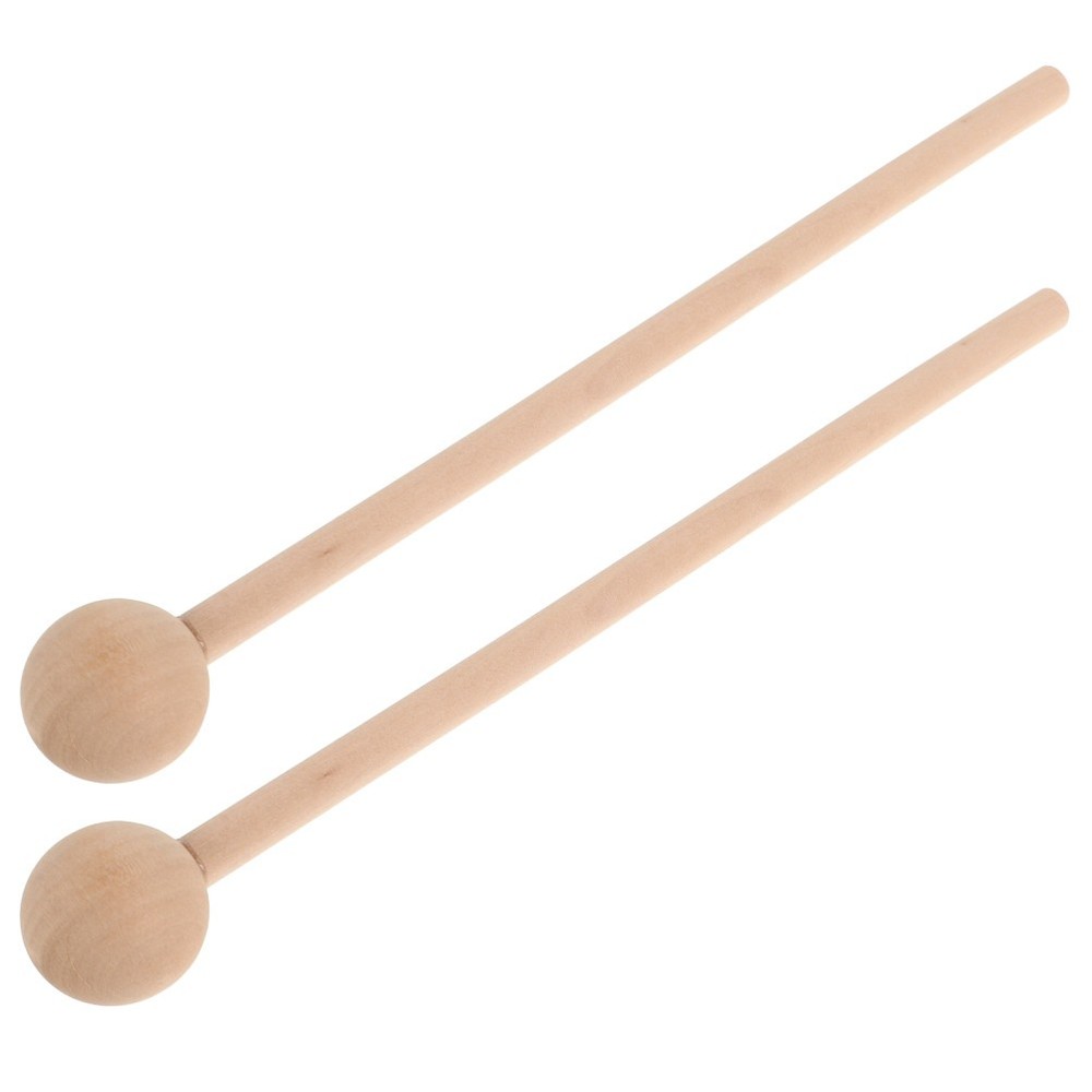 2 Pcs Empty Drum Hammer Xylophone Sticks Bell Mallets Percussion