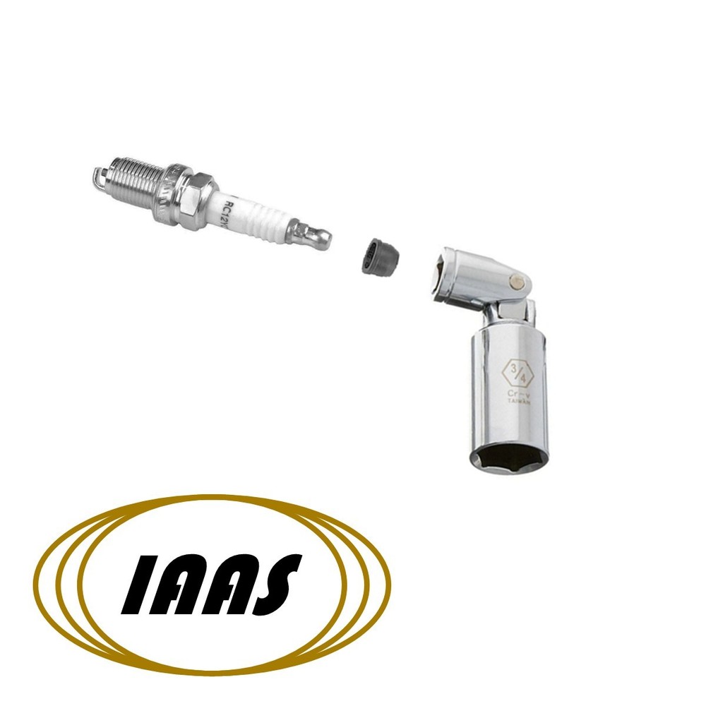 3/4" & 13/16" x 3/8" Drive Universal Socket (Spark Plug Socket) by IAAS