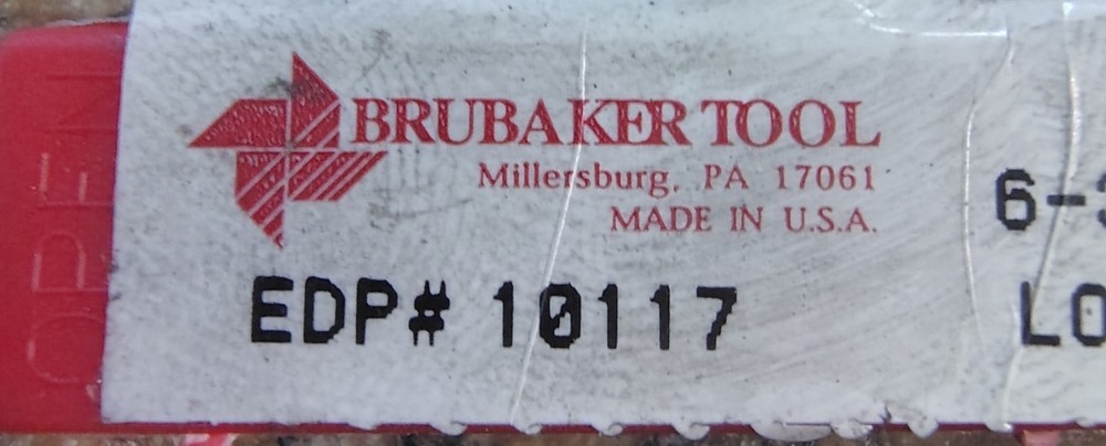 🗽BRUBAKER 6-32. 3 FLUTE TAPS