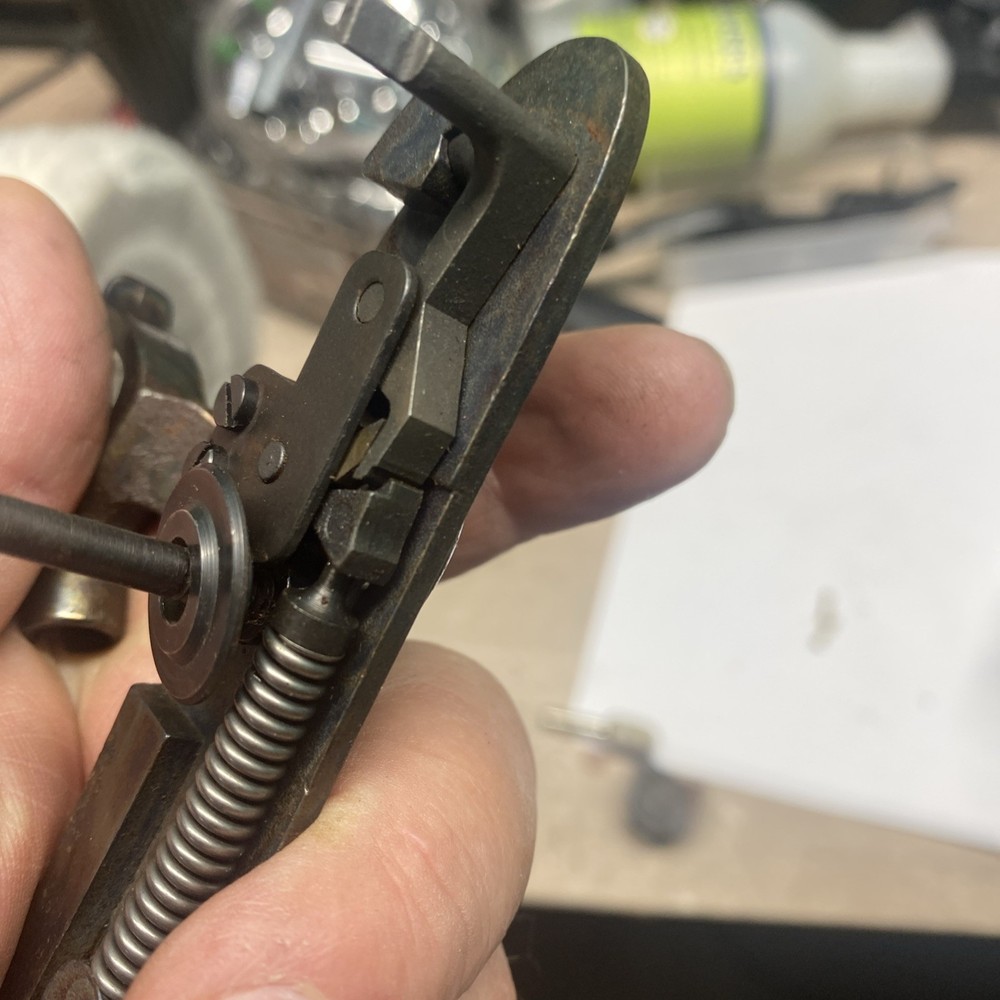 Thompson Center Muzzleloader Lock Assembly with Brass Bushing and Bolt.