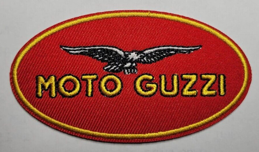 Moto Guzzi (iron on) embroidered patch
