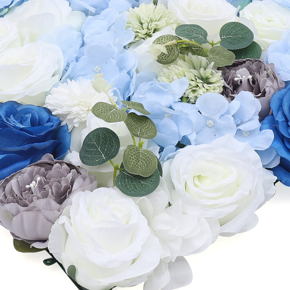 6 Pack Artificial Flower Wall Panel Floral Panel Background Wedding Party Decor