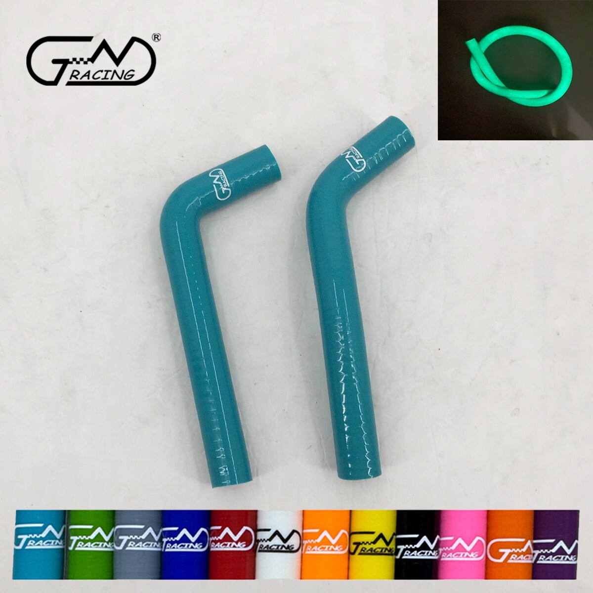 Silicone Radiator Hose Kit Fit Yamaha YFZ450 YFZ 450 2004-2013 Teal Coolant Pipe