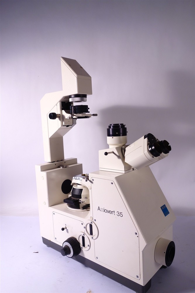 Zeiss Axiovert 35 Microscope / Binocular Head - Excellent Working