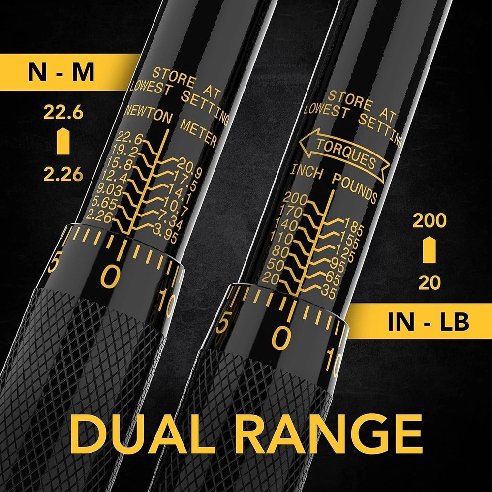 High-Contrast Inch Pound Torque Wrench