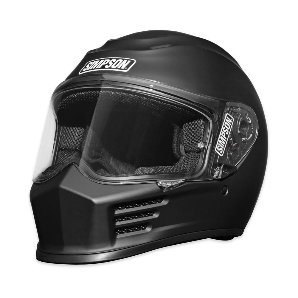 Simpson Helmet SPBM3; Speed Bandit Medium Full Face Flat Black DOT/ECE
