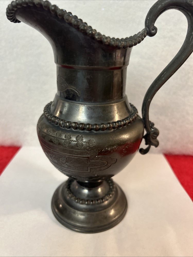 1861 Antique Meriden Britia Company, Silver Plated Pitcher Germany