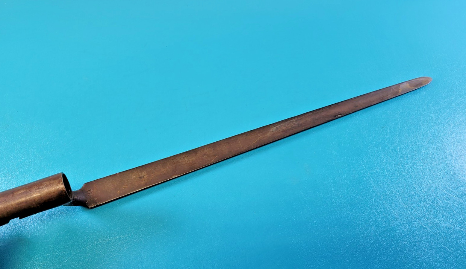 Antique US Musket Model 1816 Socket Bayonet "V : 9" Stamped TR890