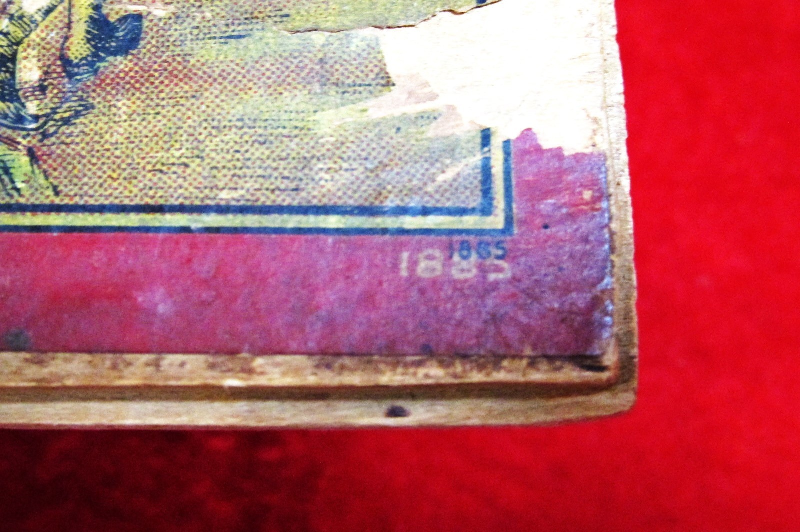 c1898 Ex-Rare Military Museum Uncle Sam's Soldier Boys Pr. Blocks, San Juan Hill