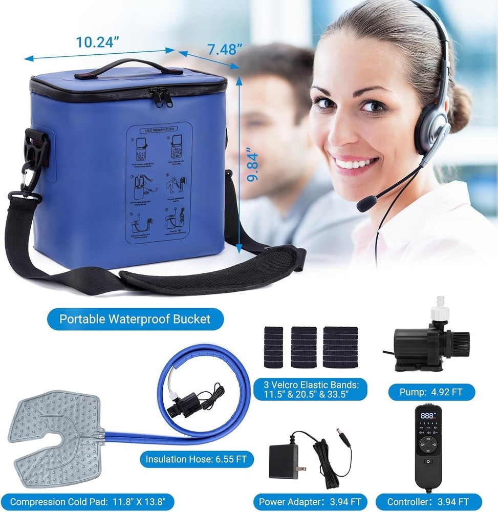 Cold Therapy Machine - Programmable Ice Machine for Knee After Surgery Portable