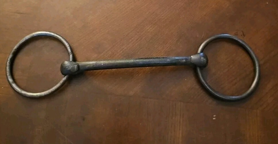 Vtg Cast Iron Horse Bit