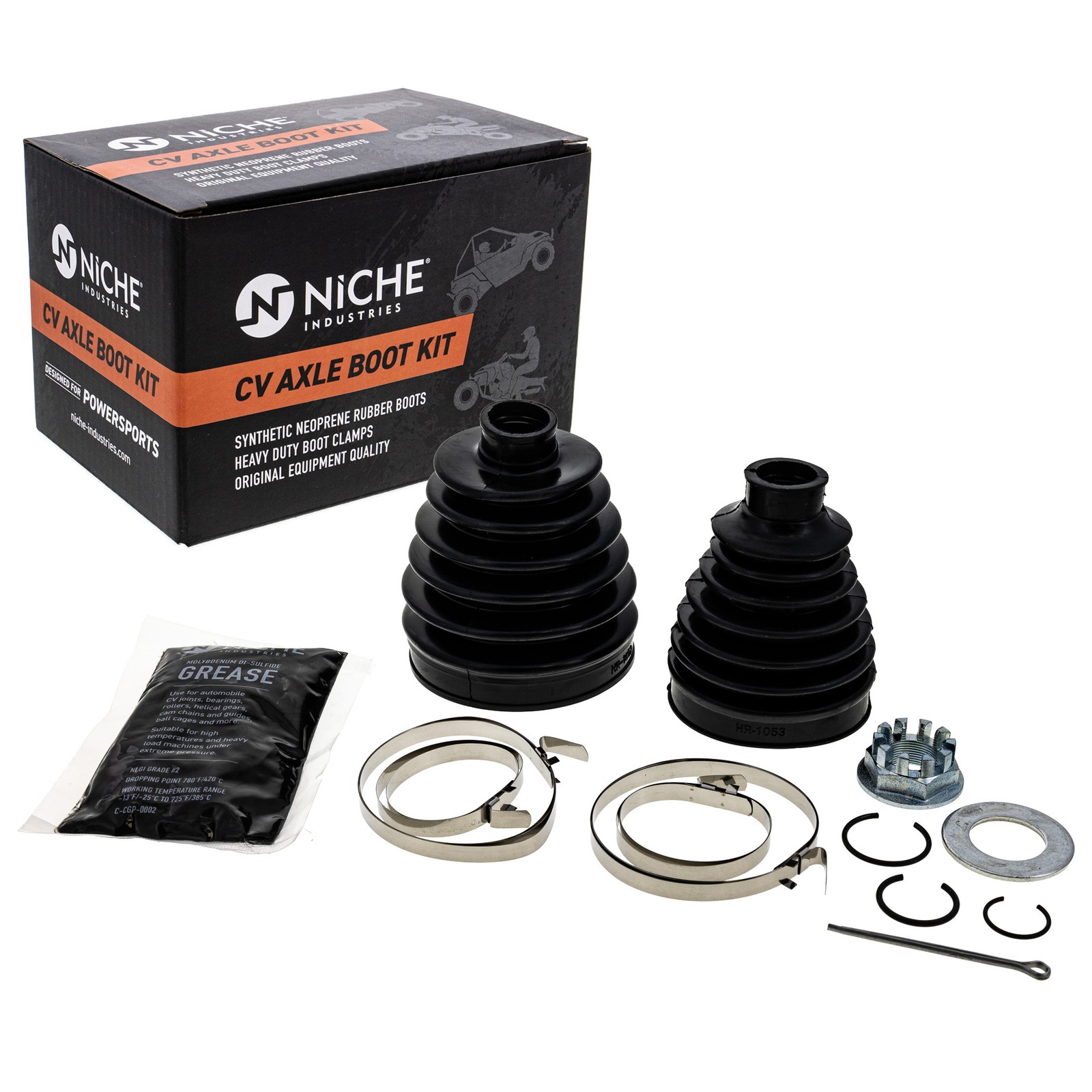 NICHE Rear CV Axle Boot Kit for Honda 2019-2021 Talon 1000X 1000X-4 1000R