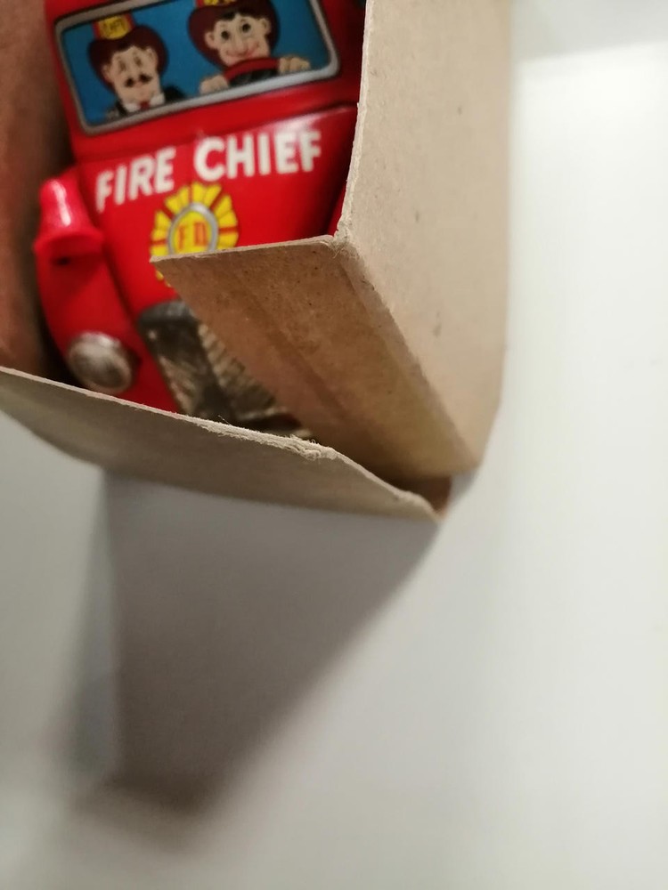 Okayasu Comic Fire Engine Tinplate