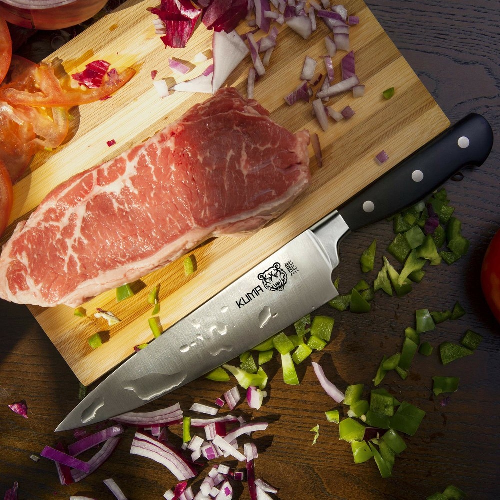 KUMA Multi Purpose Chef Knife - Pro Bolster Edition - RAZOR SHARP Kitchen Knife