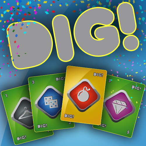 DIG! - 3 Individual Game Decks - Fast & Fun