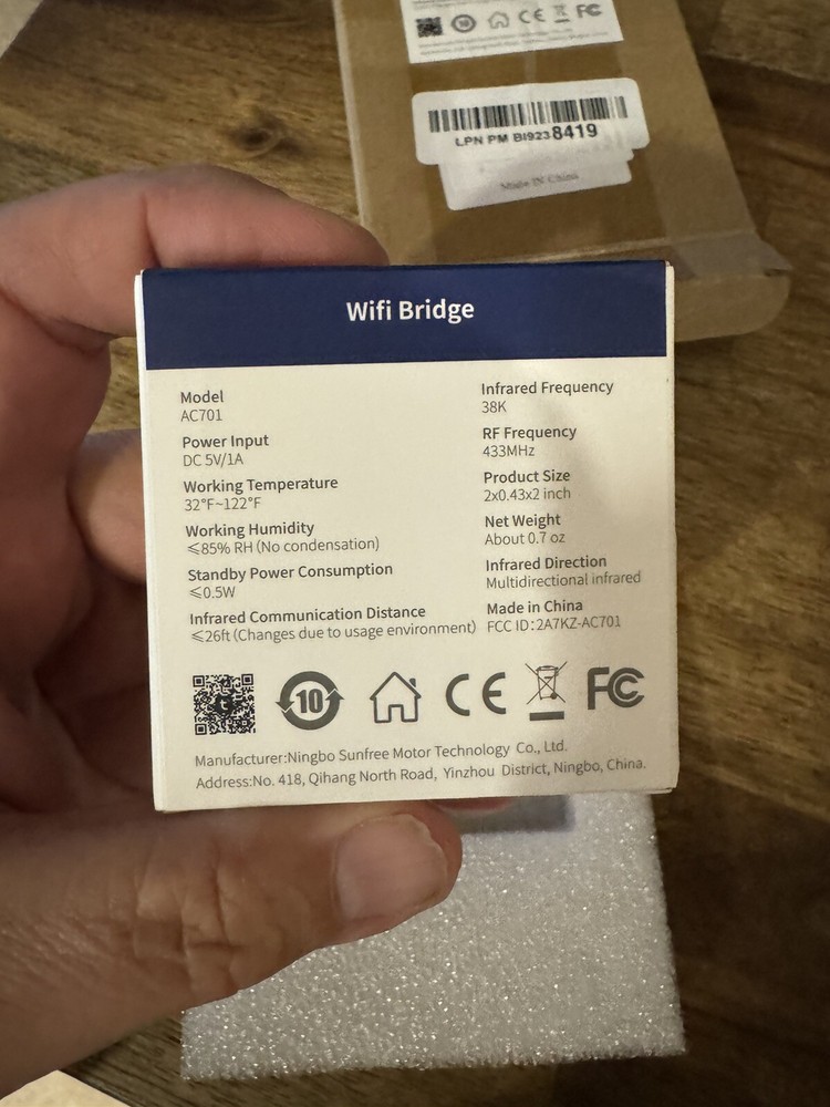 Wifi Bridge AC701