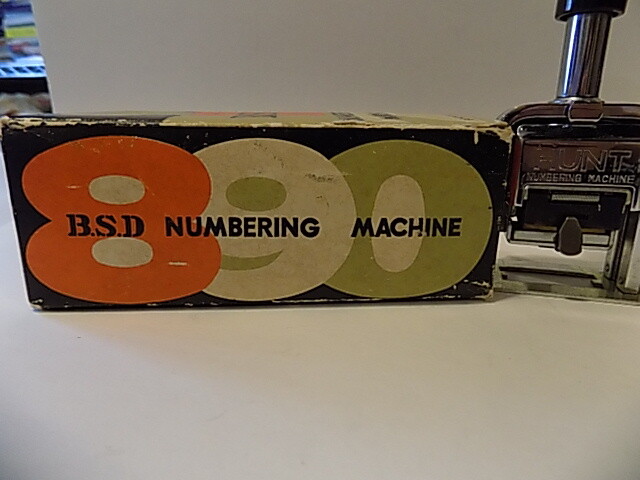 Vintage Numbering Machine Model 5