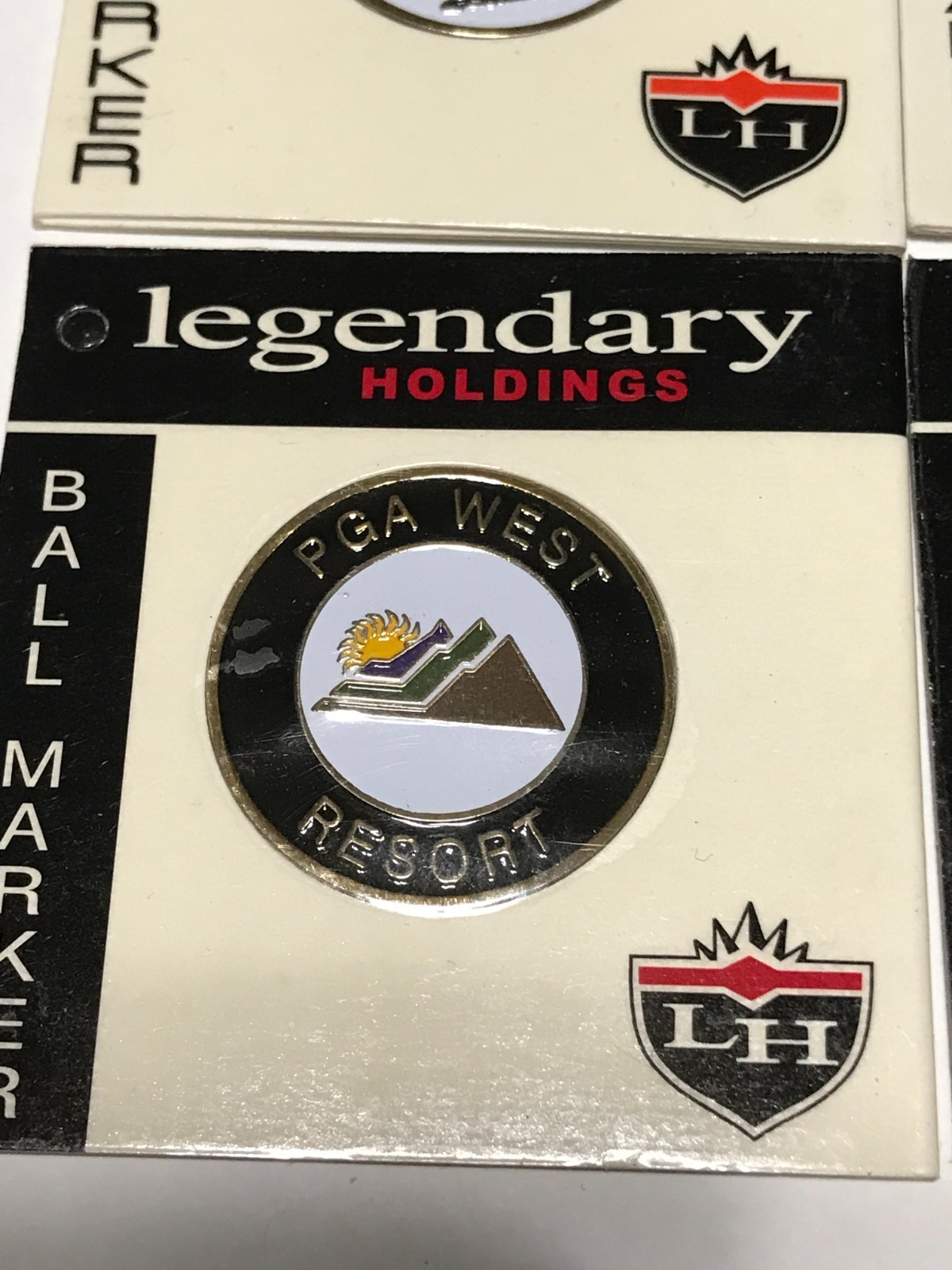 Lot of 6 Golf Ball Metal Markers La Quinta PGA West Cliff Harbour Vegas $500 NEW