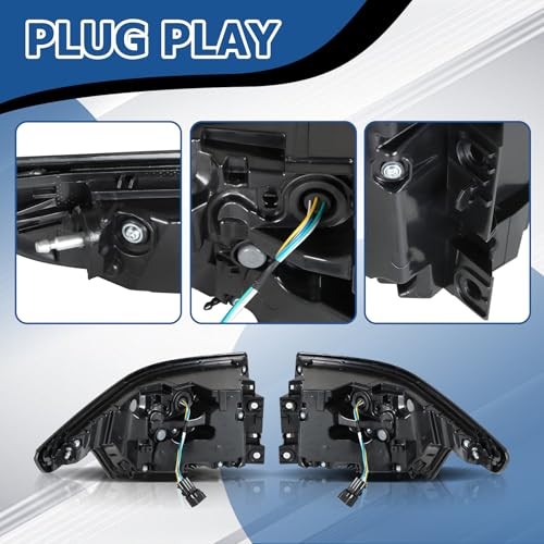 Driver and Passenger Side Tail Lights Assembly Replacement for Range Rover