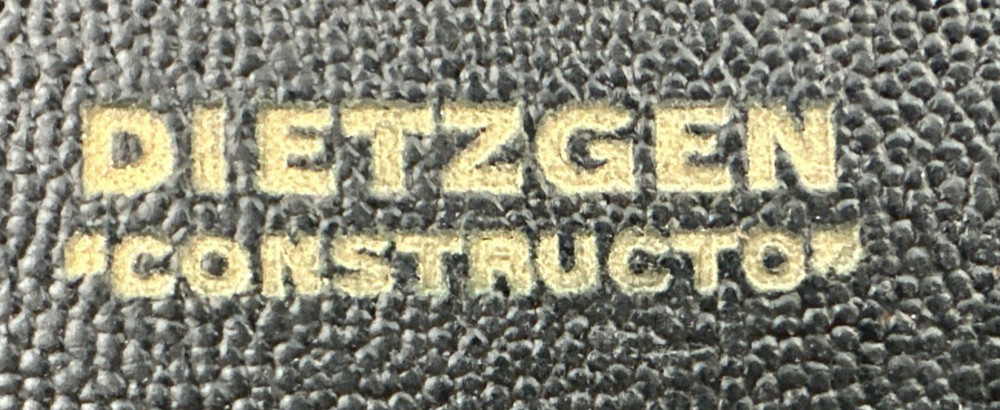 Dietzgen Vintage Drafting Tool Set with Case Architecture Drawing Instruments