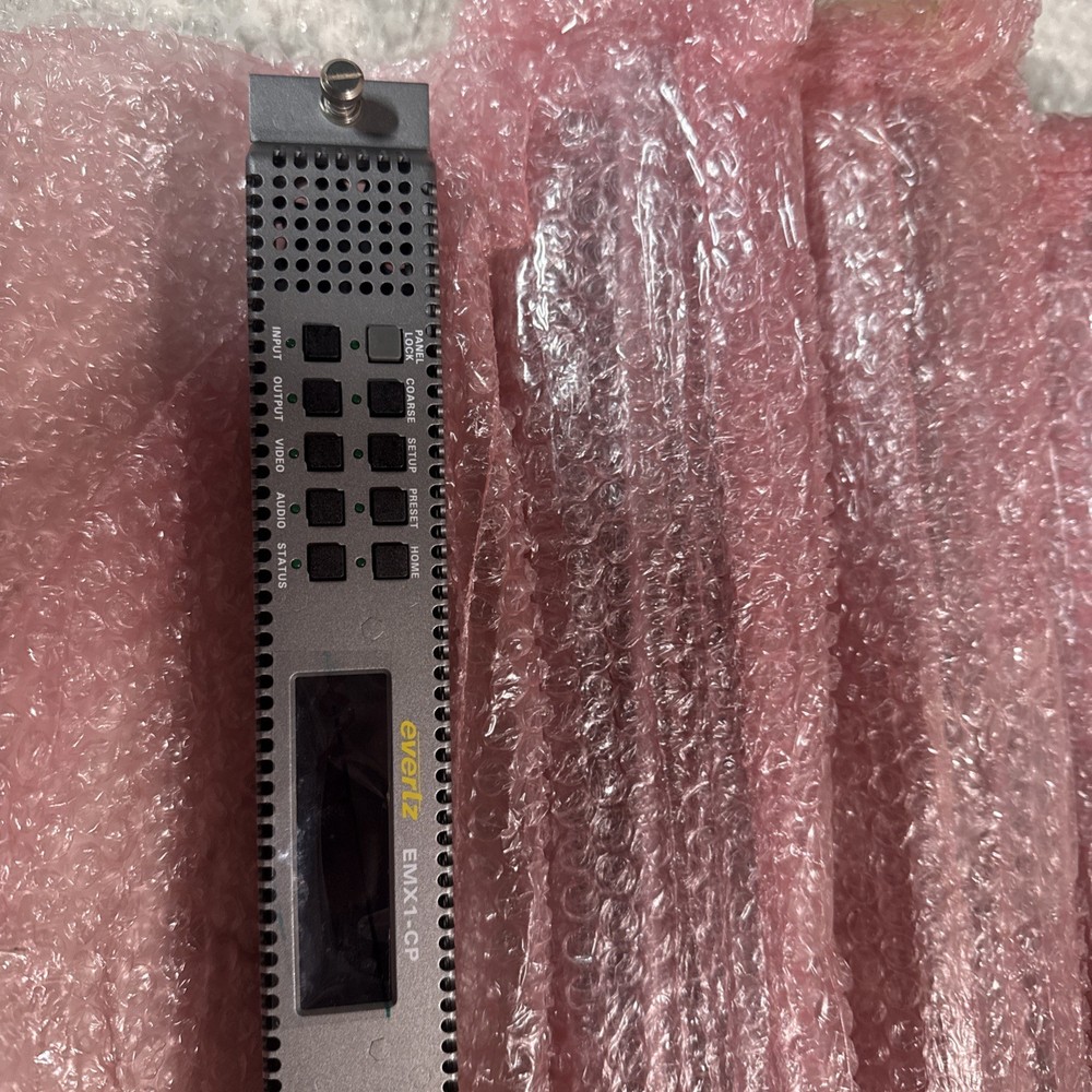 New Evertz EMX1-CP control panel