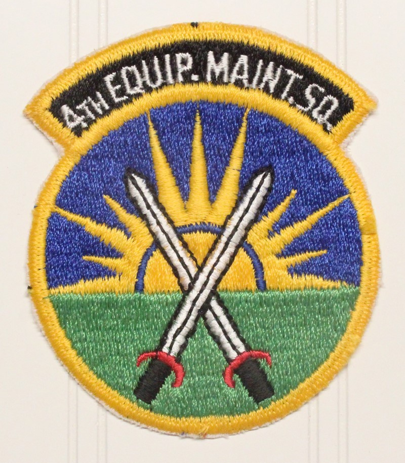 USAF Air Force Patch: 4th Equipment Maintenance Squadron