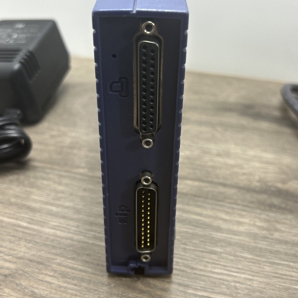 Iomega Zip 100MB External Disk Drive With Parallel Port Cables PC No Software