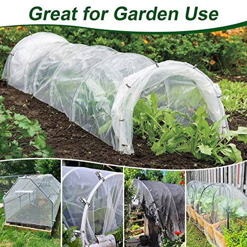 40 Pcs 2.3 Inch Row Cover Clips, Garden Clips for Netting, Greenhouse 40Pcs