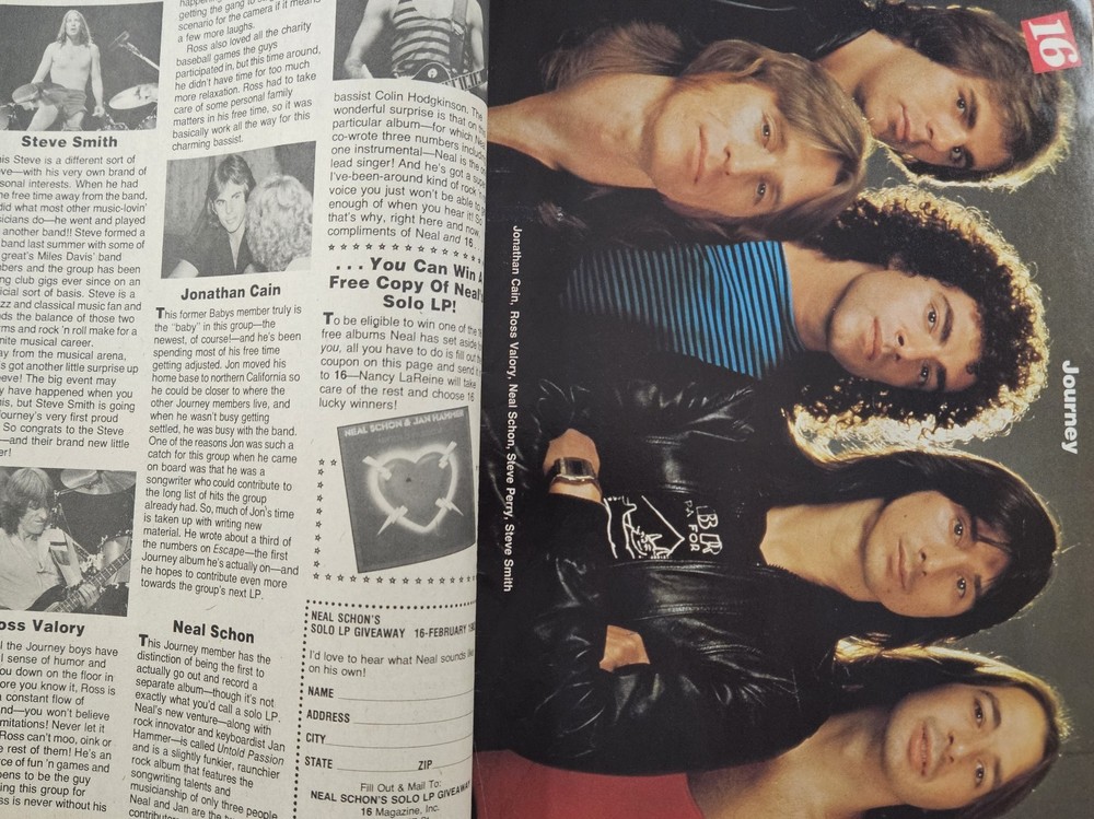 16 Magazine February 1982 KISS, BAIO, SPRINGFIELD, GIBB