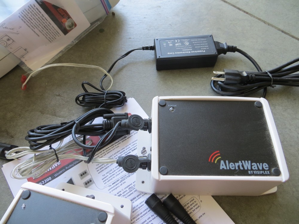 Visiplex Alert System 2 AV CONTROLLERS 4 SPEAKER SYSTEM