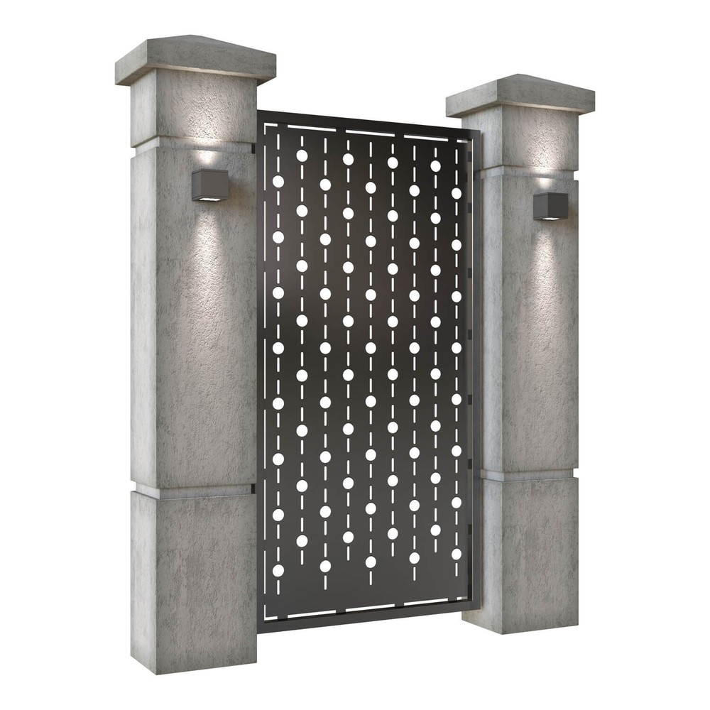 Gorgeous Custom Handcrafted Metal Entry Gate