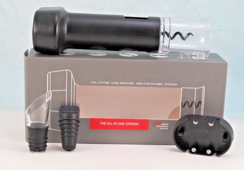 Corkie Multi-Function Manual Wine Bottle Opener - New